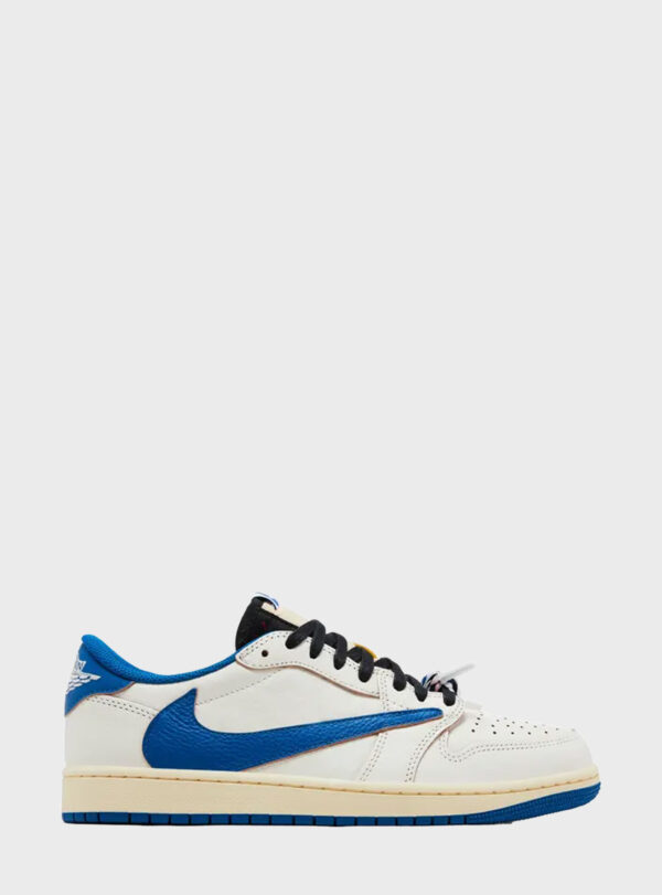 Travis Scott x Air Jordan 1 'Sail Military Blue'