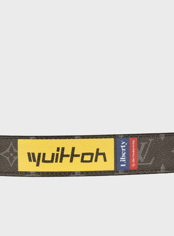 Belt Initiales Liberty Monogram Black Buckle