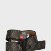 Belt Initiales Liberty Monogram Black Buckle