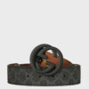 Belt GG Canvas Black Buckle