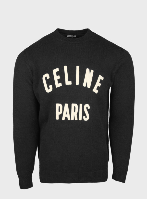Sweater Graphic Crew Paris Black