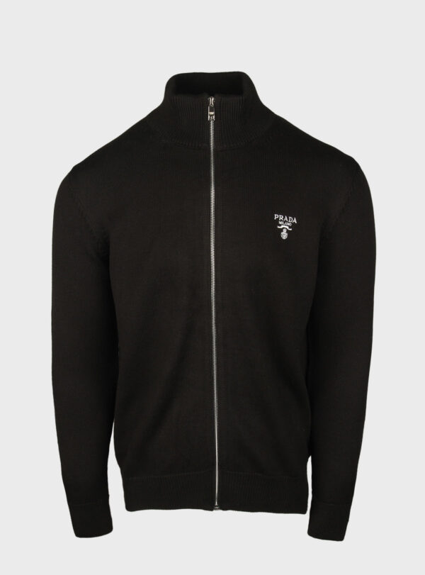 Sweater Zipper Knit Milano Patch