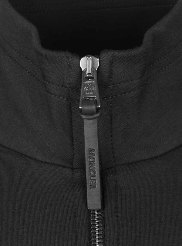 Sweater Quarter Zip Black Patch Black