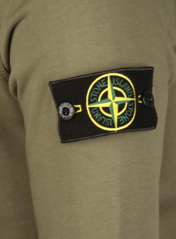 Sweater Quarter Zipper Compass Patch
