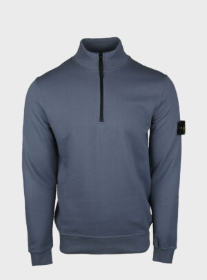 Sweater Quarter Zipper Compass Patch