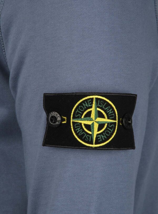 Sweater Quarter Zipper Compass Patch