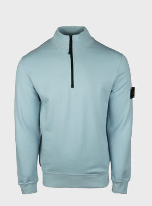 Sweater Quarter Zipper Compass Patch