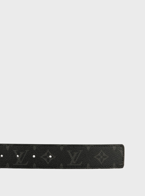 Belt Initiales Monogram Black Buckle